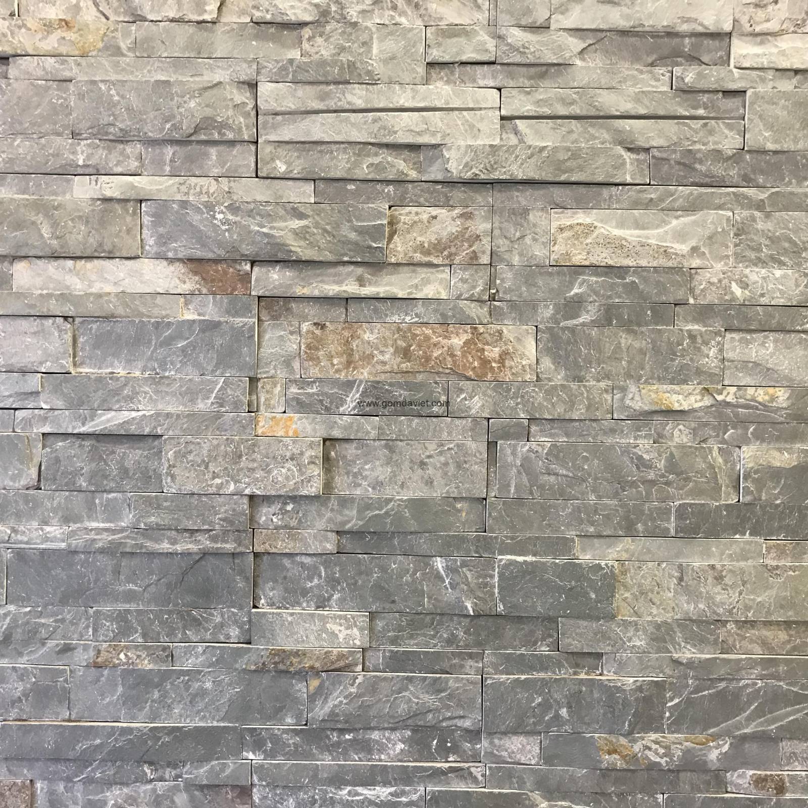 Đá ghép ốp tường màu xanh lục VDG004